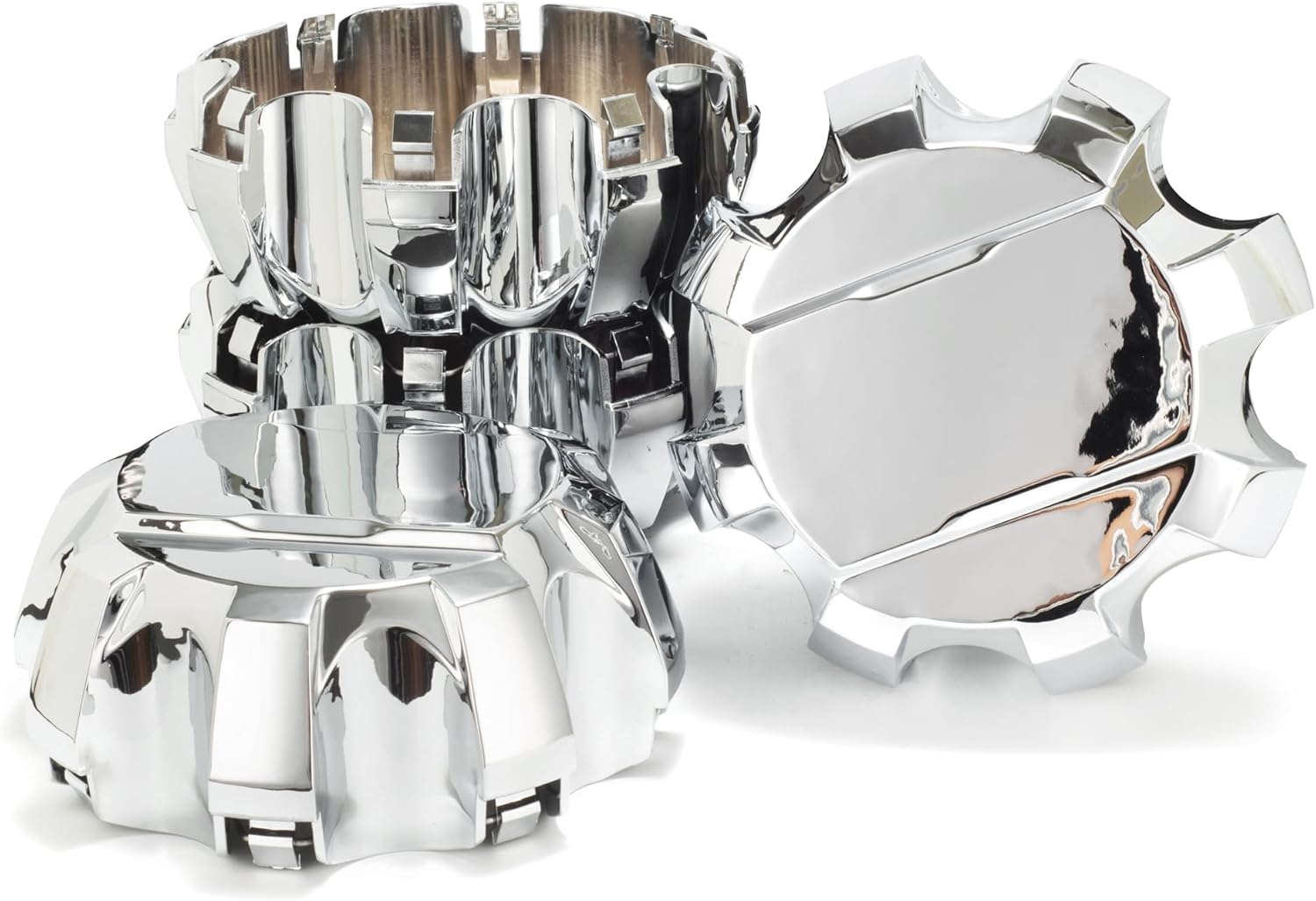 4Pcs 179.5mm(7.07in) Wheel Center Caps Replacement 84307952 84604598 Chrome Hub Caps, Compatible with 2020-2025 Sierra Denali 2500 3500 HD Rim Caps