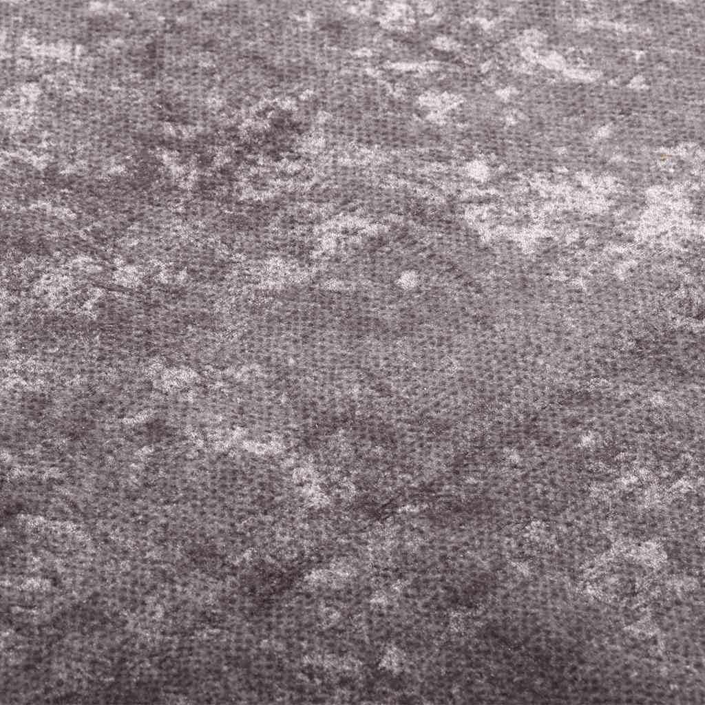 vidaXL Alfombra Lavable Antideslizante Tapete Entrada Vestíbulo Galería Estera Salón Dormitorio Oficina Cocina Suelo Gris 160x230 cm