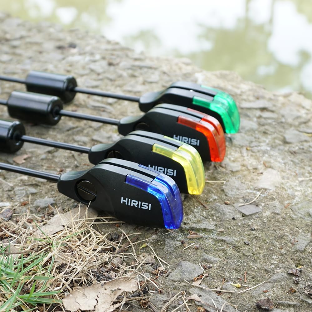 Hirisi Tackle Karpfenangeln Swingers, 4 Stück, LED-Licht, 2,5 mm