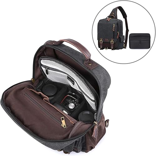 Miniatura 4 de S-ZONE Bolsa de inserción de cámara resistente al agua con funda para cámara versión mejorada 20