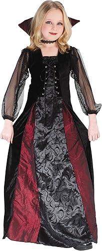 Gothic Maiden Vampiress Girl Child Halloween Costume