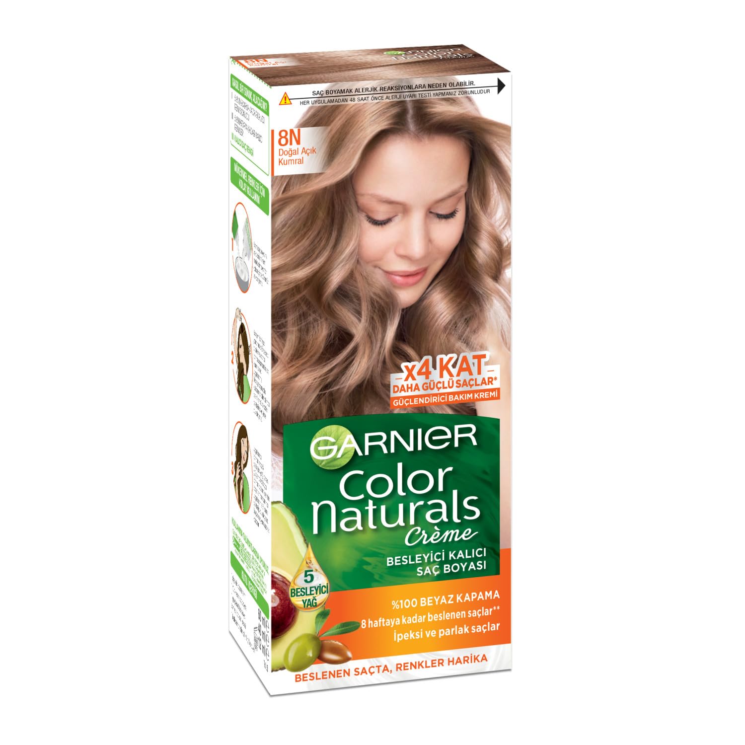 Garnier Color Naturals Saç Boyası 8N Doğal Açık Kumral