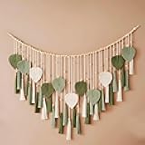 Ni-JASW Green Macrame Wall Hanging Decor 29.5