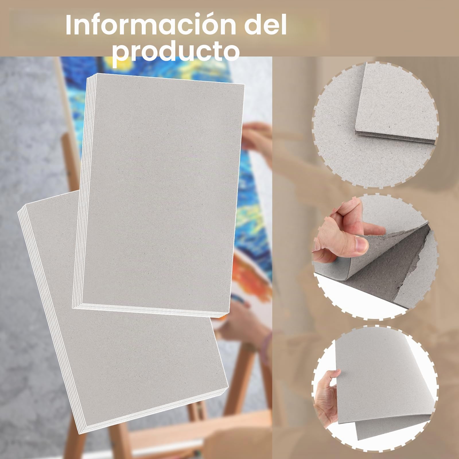 20 unidades de cartón gris A3 (29,7 x 42 cm), grosor 3 mm, 1850 g/m², cartón encuadernado de 3 mm, formato de cartón gris para encuadernación, encuadernación, tarjetas de invitación