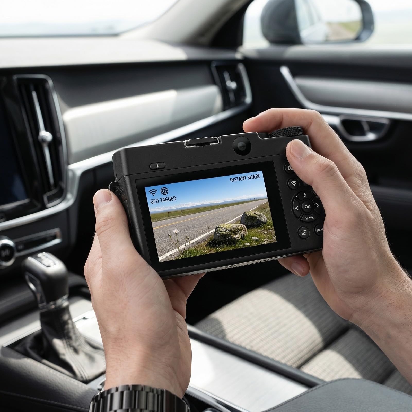 Fotocamera Mirrorless 5K, Fotocamera Vlog retrò con Doppio Obiettivo da 75 MP con Flash Pop-up, Schermo da 3 Pollici, Connessione App Zoom Digitale 18x, per la Registrazione di