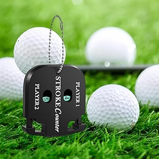 FONDUO Outdoor Sport Score Counter Portable Golf Stroke Counter 2 Digit Scoreboard Mini Golf Score Shot Stroke Counter for Golf Sports Game Scorekeeper
