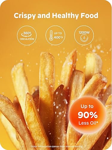 Miniatura 6 de Silonn Horno freidora de aire digital - Programas de cocción 12 en 1, pantalla táctil LED y apagado automático, calefacción uniforme y fácil de