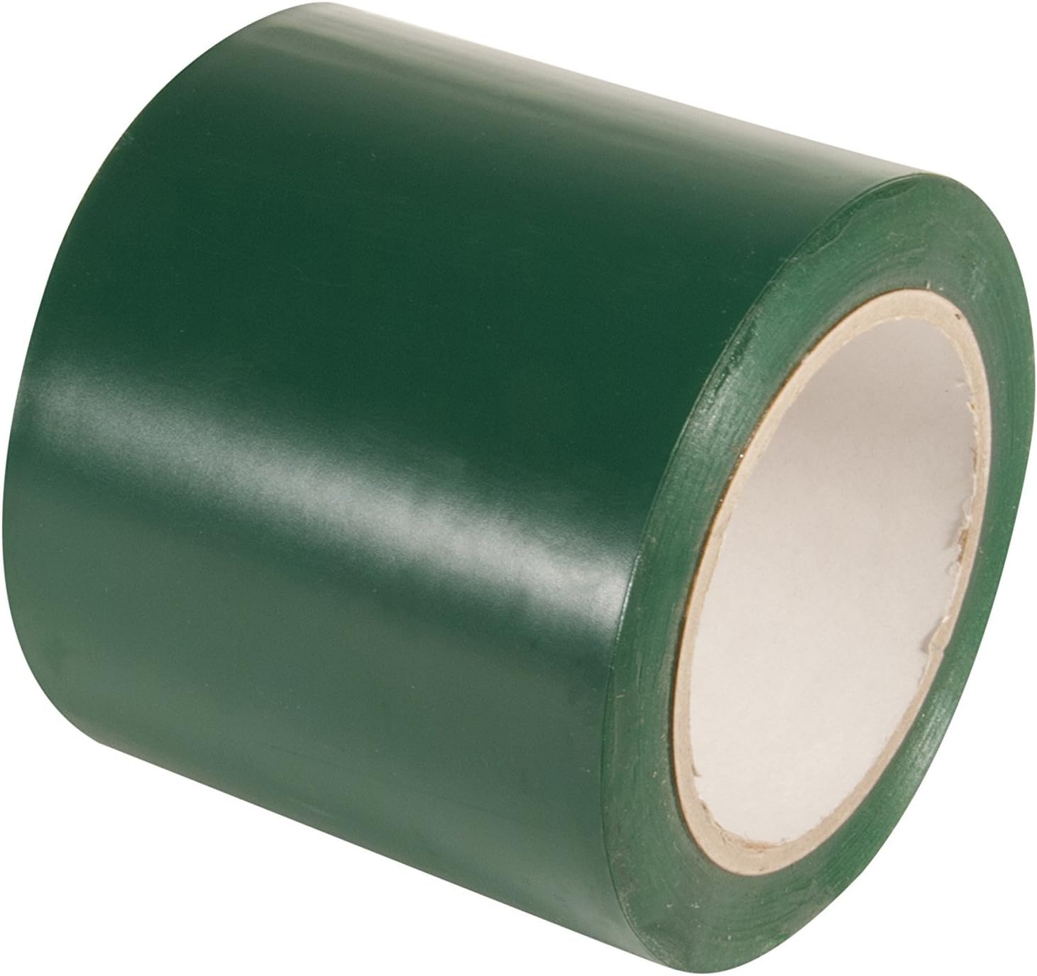 5S Premium Vinyl Safety and Dance Floor Marking and Splicing Tape, 6 mils Thick, 108 feet Length x 4 inches Wide, Emerald Green (One Roll)