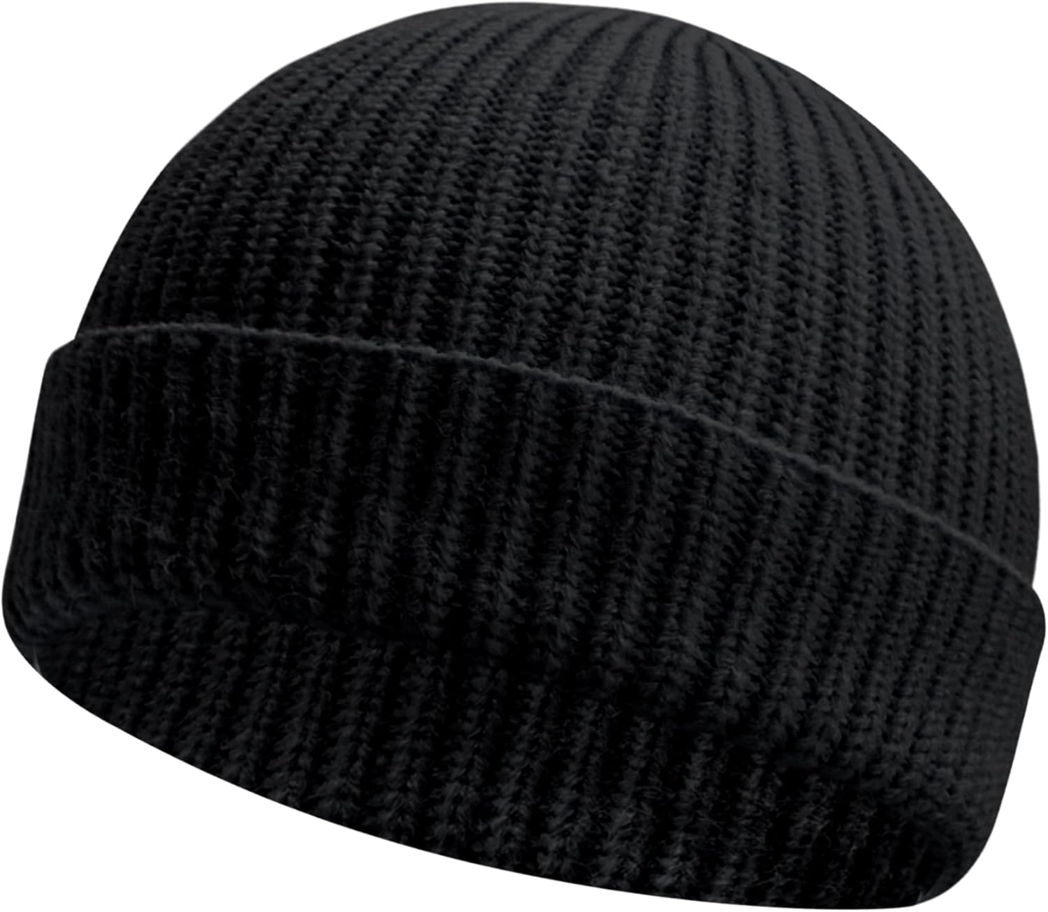 Fisherman Beanies for Men Women Short Cuff Knit Beanie Winter Warm Hats Trawler Hat Stylish Watch Cap