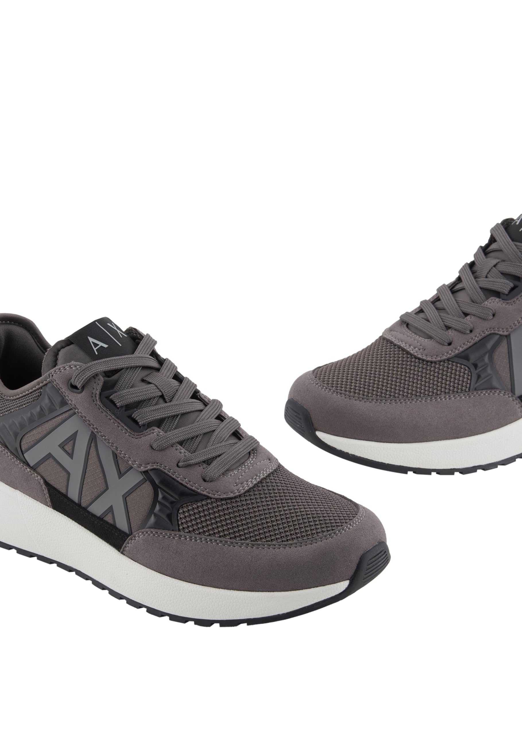 Image secondaire de Baskets Armani Exchange Marron à Motifs Géométriques