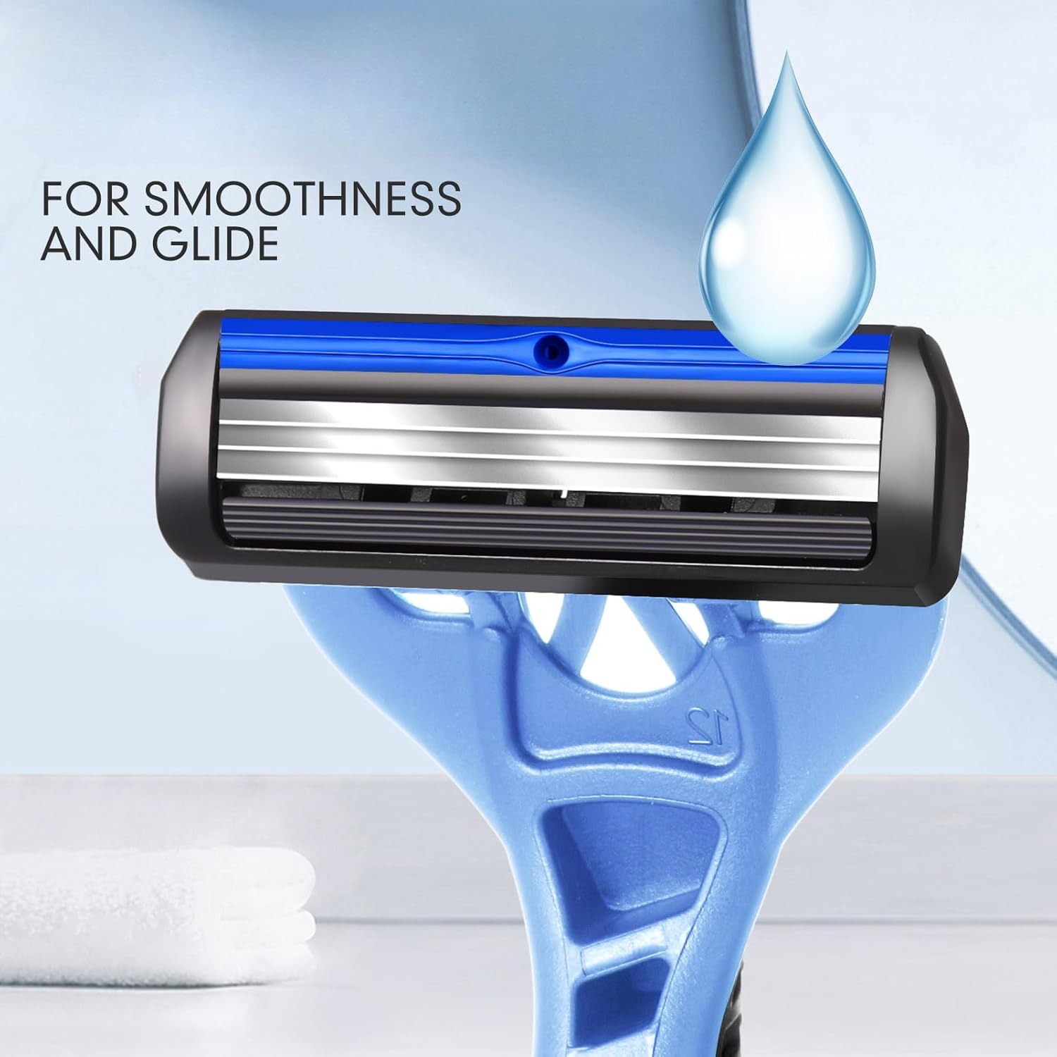 36 Pcs Men's Disposable Razors Bulk 3 Blade Disposable Head Razor for Sensitive Skin for a Smooth, Comfortable Shave