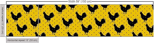 Vista 267 de Ambesonne Tela beige de The Yard, ilustración contemporánea de animales marinos en estilo retro, arte de caballito de mar de cangrejo de pulpo, tela