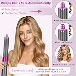 40MM Long Hair Barrels Attachment Compatible with Dyson Airwrap HS01 HS05 HS08 Accessories, Automatic Curling Iron Curlers for Lazy Loose Inward Curls Voluminous Outward Waves