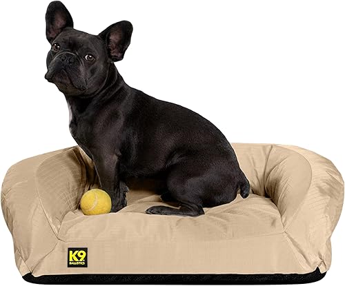 Miniatura 17 de K9 Ballistics Cama Ortopédica Resistente para Perros Pequeña con Borde - Lavable, Duradera y Resistente al Agua - Hecha para Perros de Juguete y
