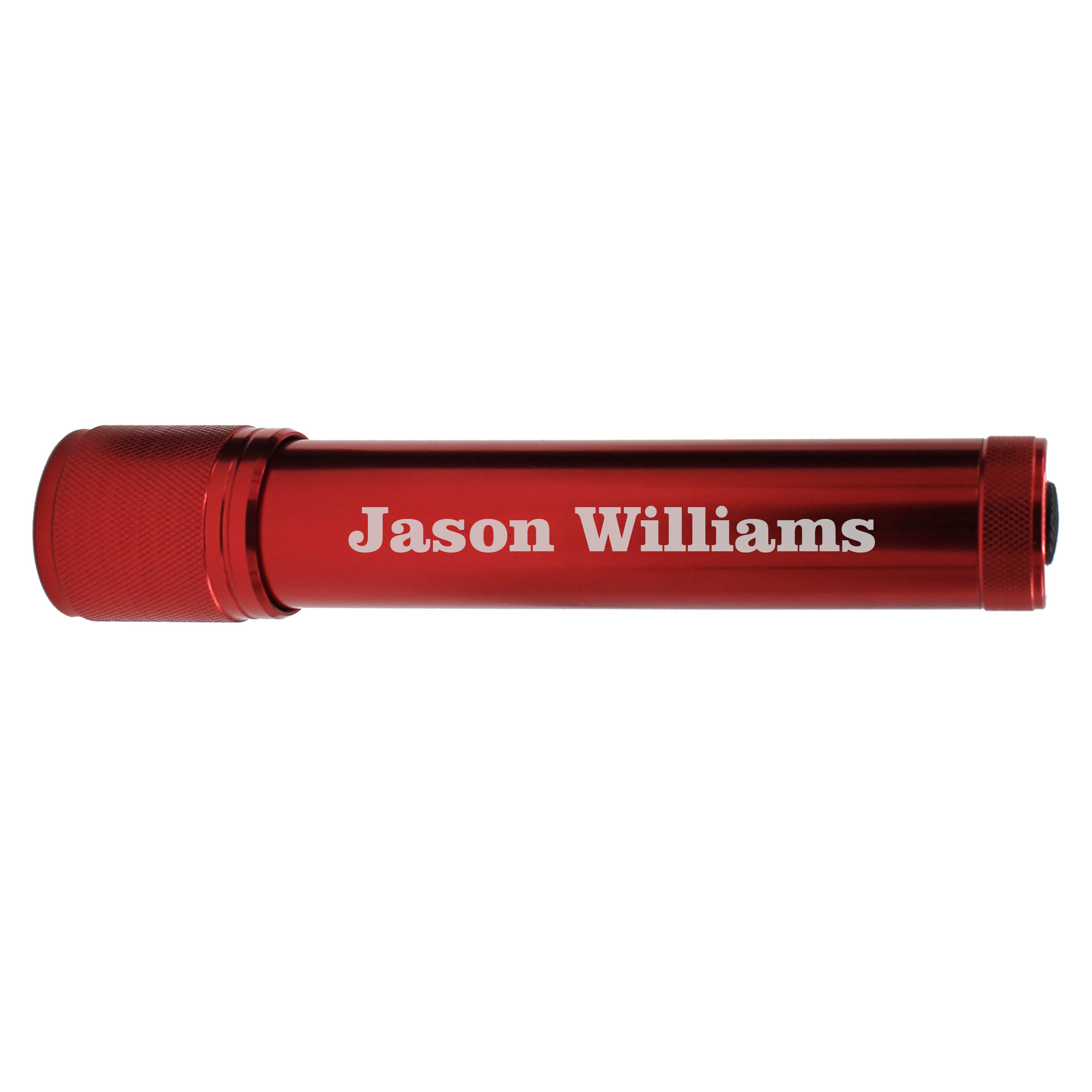 My Personal MemoriesCustom Engraved and Personalized 7.5" LED Flashlight for Camping, Scout Leader, Outdoor (Red)