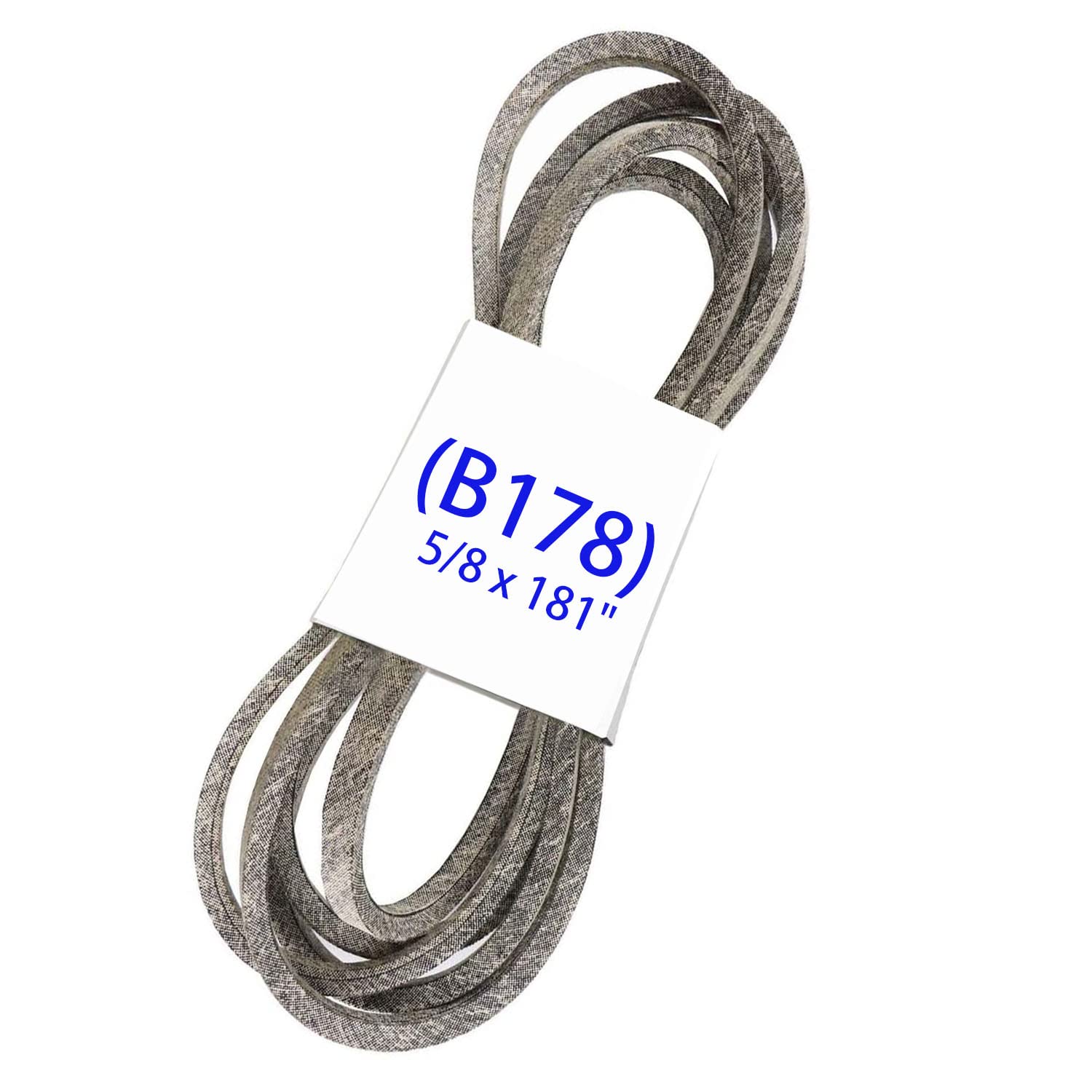 Lawn Mower Deck Belt (B178) 5/8" x 181" Made with Kevlar, Compatible for Toro 108-5951, Toro Z Master Turbo Force 52" Deck, 2006 and Newer, Replacement Parts Belt