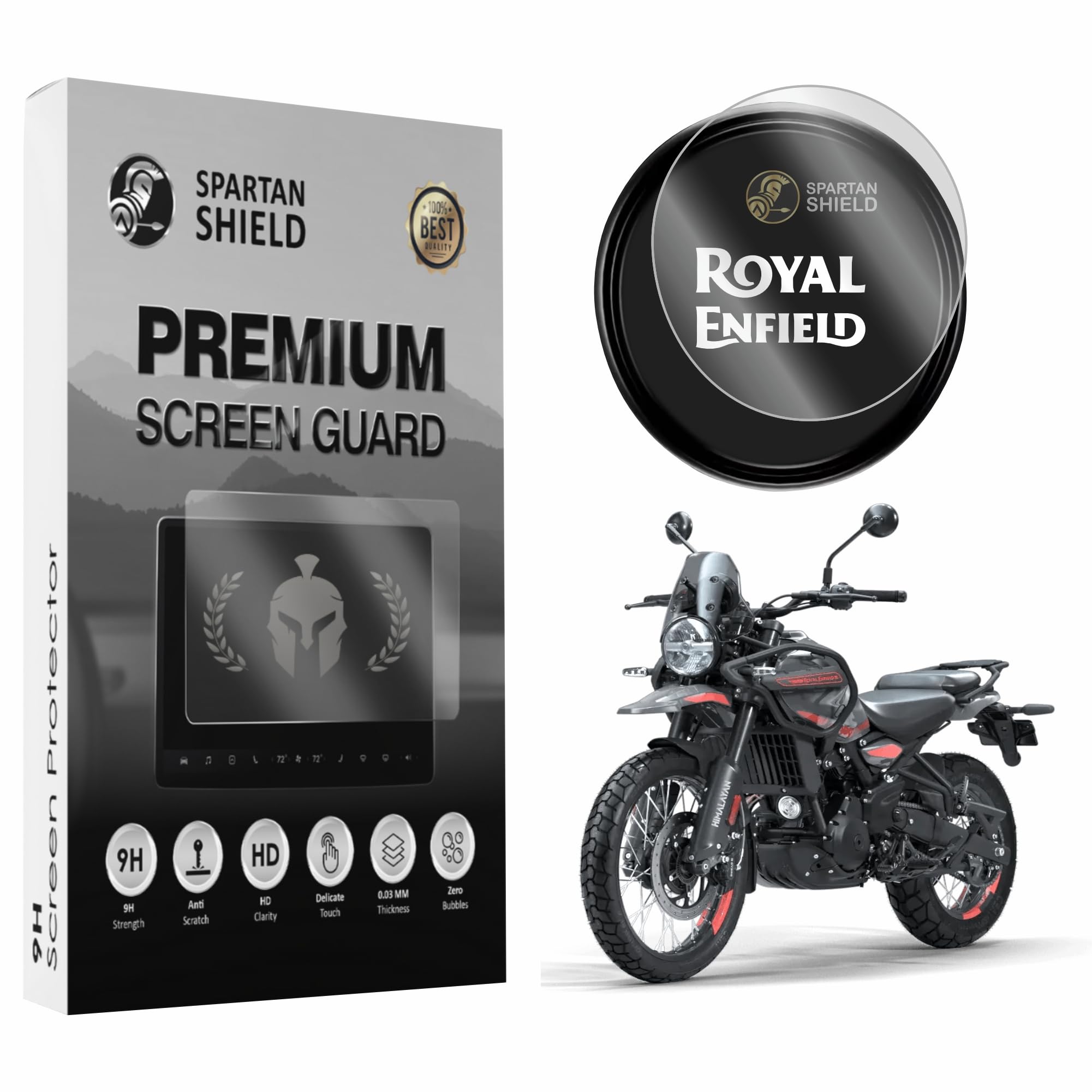 Spartan Shield Digital Meter Screen Guard For 2024 Royal Enfield