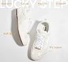 Tenis de suela delgada para mujer LUCKY STEP, ligeros con cordones, casuales para caminar, clásicos retro, antideslizantes 5