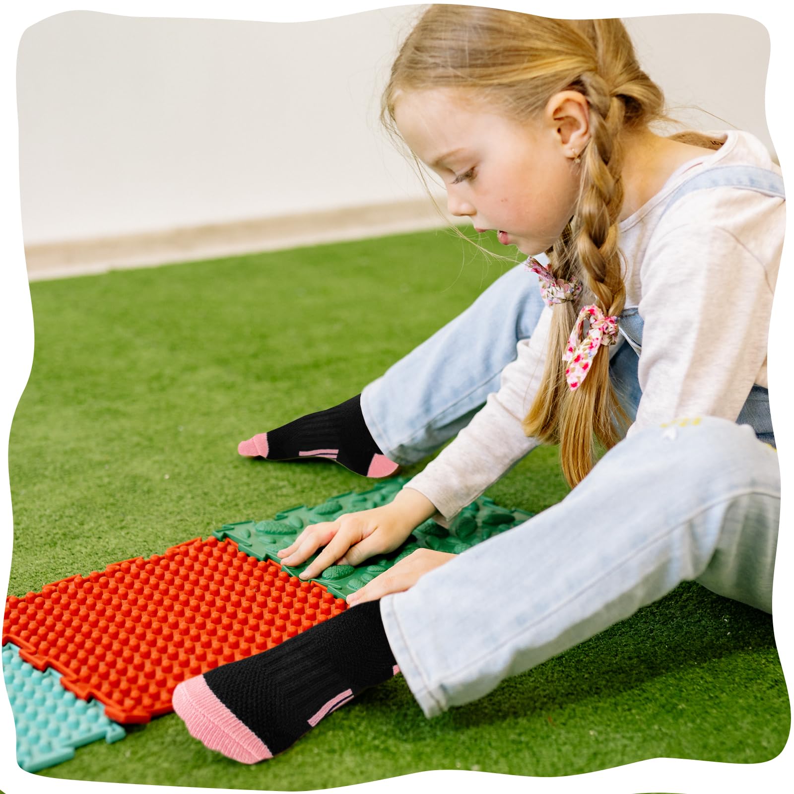 Bemeol Calcetines deportivos de algodón para niñas, 12 pares de calcetines deportivos para niños pequeños y grandes
