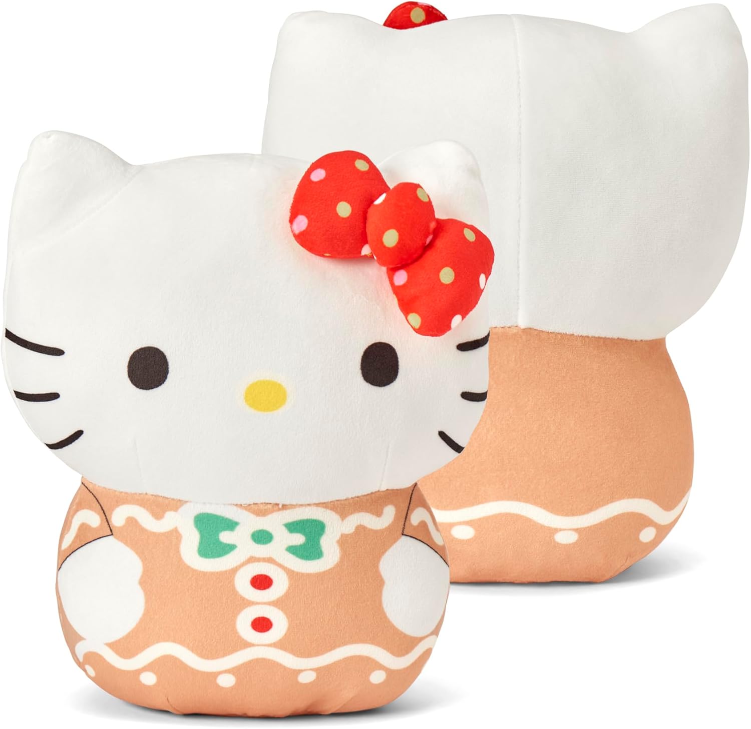Hello Kitty Gingerbread Joy Hugger Pillow and Throw Blanket Set – 11 inch Character Plush with 40x50 inch Soft Fleece Blanket – Cozy for Kids, Girls, Boys, Travel, Nap Time - Image 2