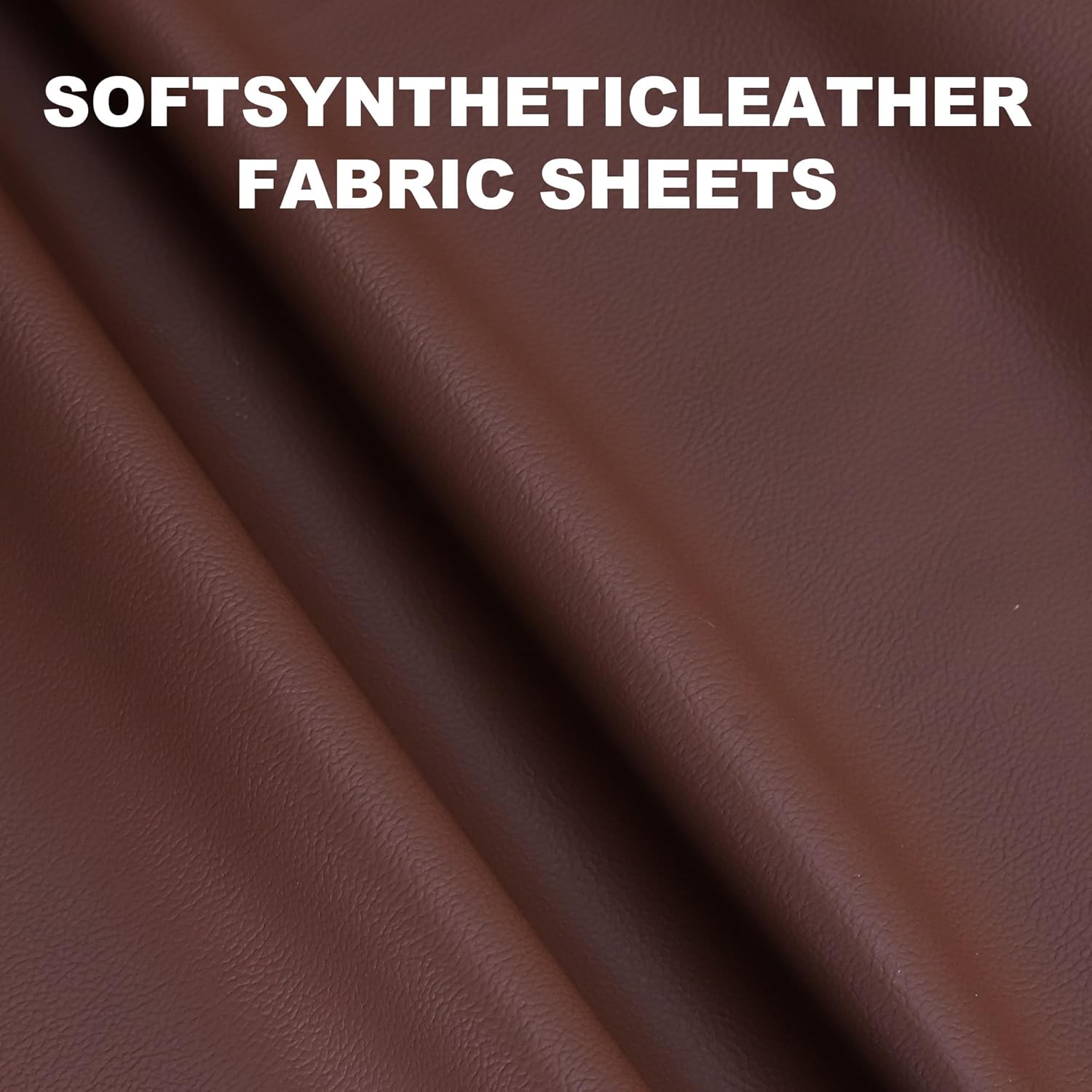 Faux Leather, Marine Vinyl PVC Leather for DIY Upholstery, Sofa Car Boat Seat Repair, Waterproof & Easy to Clean, Dark Brown(3 Yd 55x108 Inch)