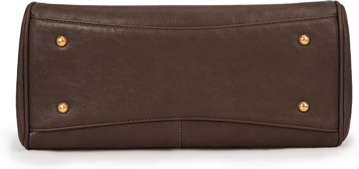 Leather Tote Bags for Women Large Work Hangbag Vintage Luxury Designer Handbag Top Handle Bag 2025 - Image 8