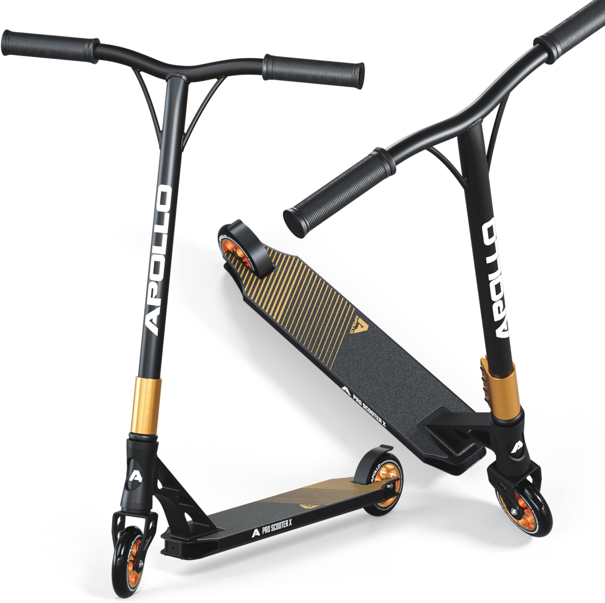 APOLLO Genesis X Pro Scooters - High End Stunt Scooter - Complete Trick Scooter for Advanced and Professional Riders (Kids 10+, Teens, Adults). Cool Pro Scooter for Freestyle, Tricks & BMX Stunts