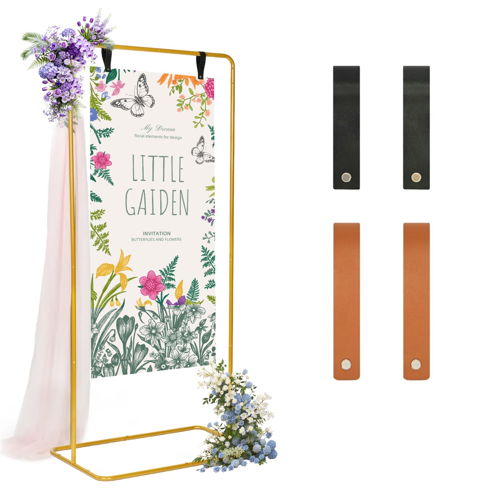 ohbien Support pour panneau de mariage