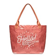 Large PVC Tote Bag for Women Clear Totes Bags Plastic Letters Print Handbag Kraft Paper Hobo Bag for