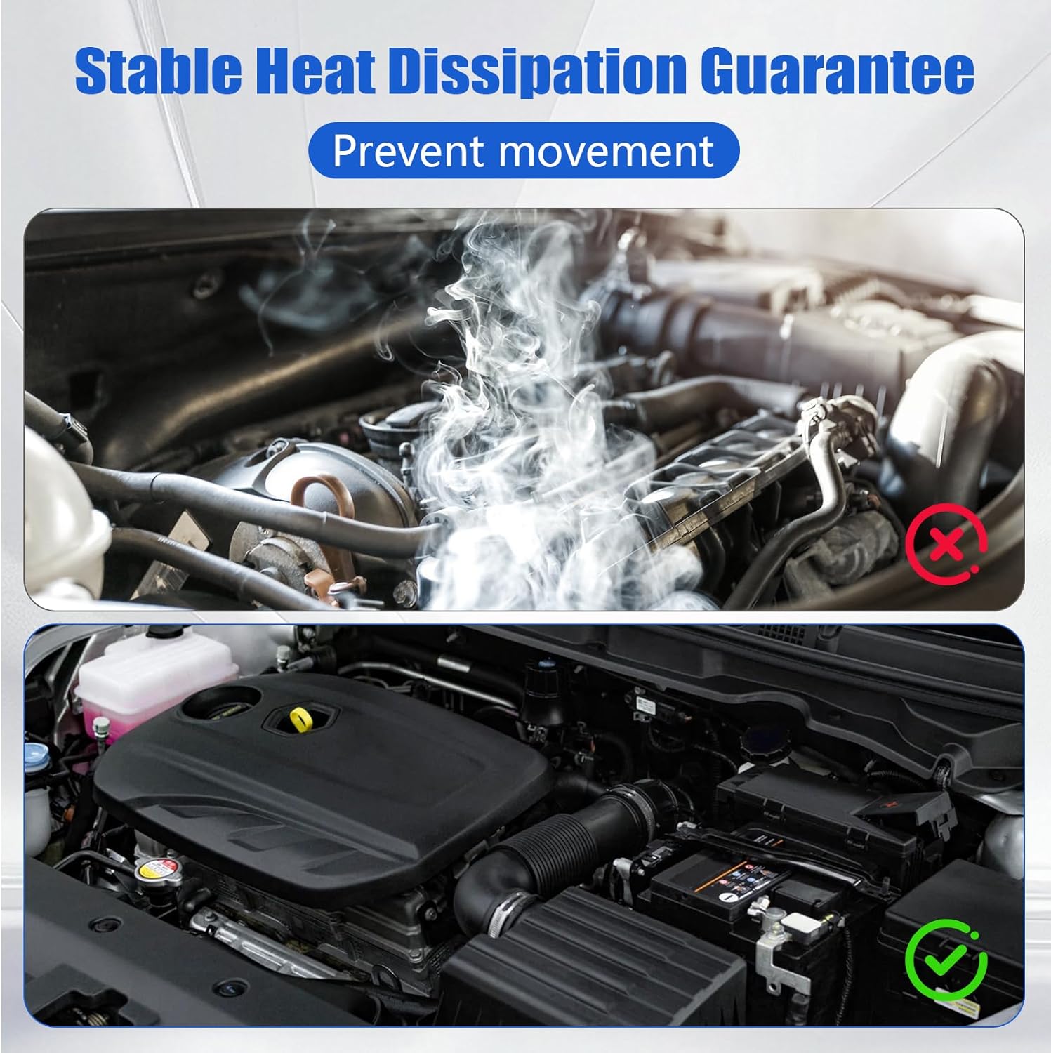 4 Core Heavy Duty Radiator Bracket Kit Compatible with Chevy Blazer Suburban/with GMC Jimmy Truck C10 C20 C30 1967-1972, Radiator Support Bracket Replace 1099ZB 1099ZC