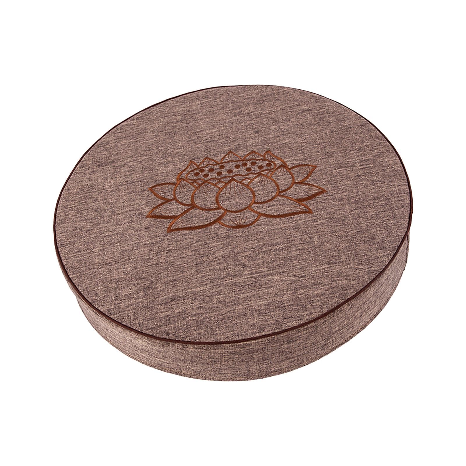 ATORSE Yoga Cushion Buddhist Comfortable Floor Pillow for Women Men Yoga Stretching Light Gray|Home & Garden|Home Dacor> Pillows-image-1