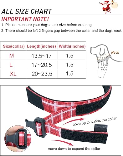 Miniatura 5 de Hotsky Collar táctico para perro, collar ajustable de nailon para entrenamiento militar con asa y hebilla de metal resistente para perros medianos y