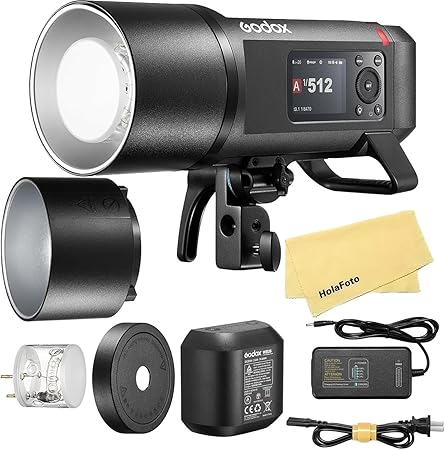 Godox AD600Pro II 600Ws Outdoor Flash Strobe, 2.4G GN87 1/8000s High Speed 0.01~0.9s Recycle Time, Speedlite Monolight Strobe Flash for Canon Sony Nikon Fujifilm Fuji Olympus Panasonic Pentax Cameras