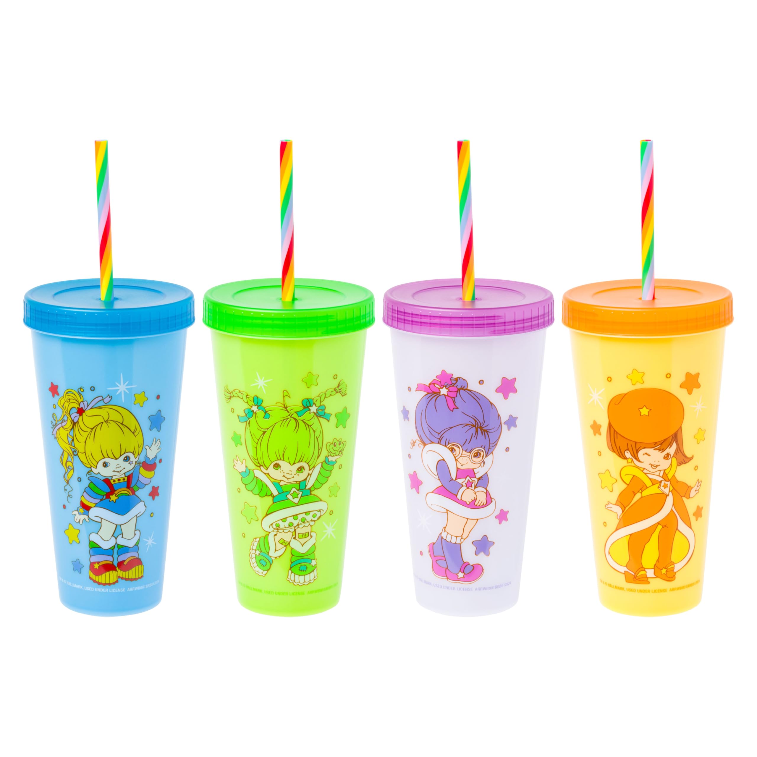 Amazon.com | Silver Buffalo Rainbow Brite 4 pack Color Change