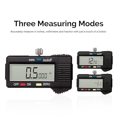 Miniatura 10 de NEIKO 01407A - Calibrador digital electrónico 0-6 pulgadas Construcción de acero inoxidable con pantalla LCD grande  Botón de cambio rápido para