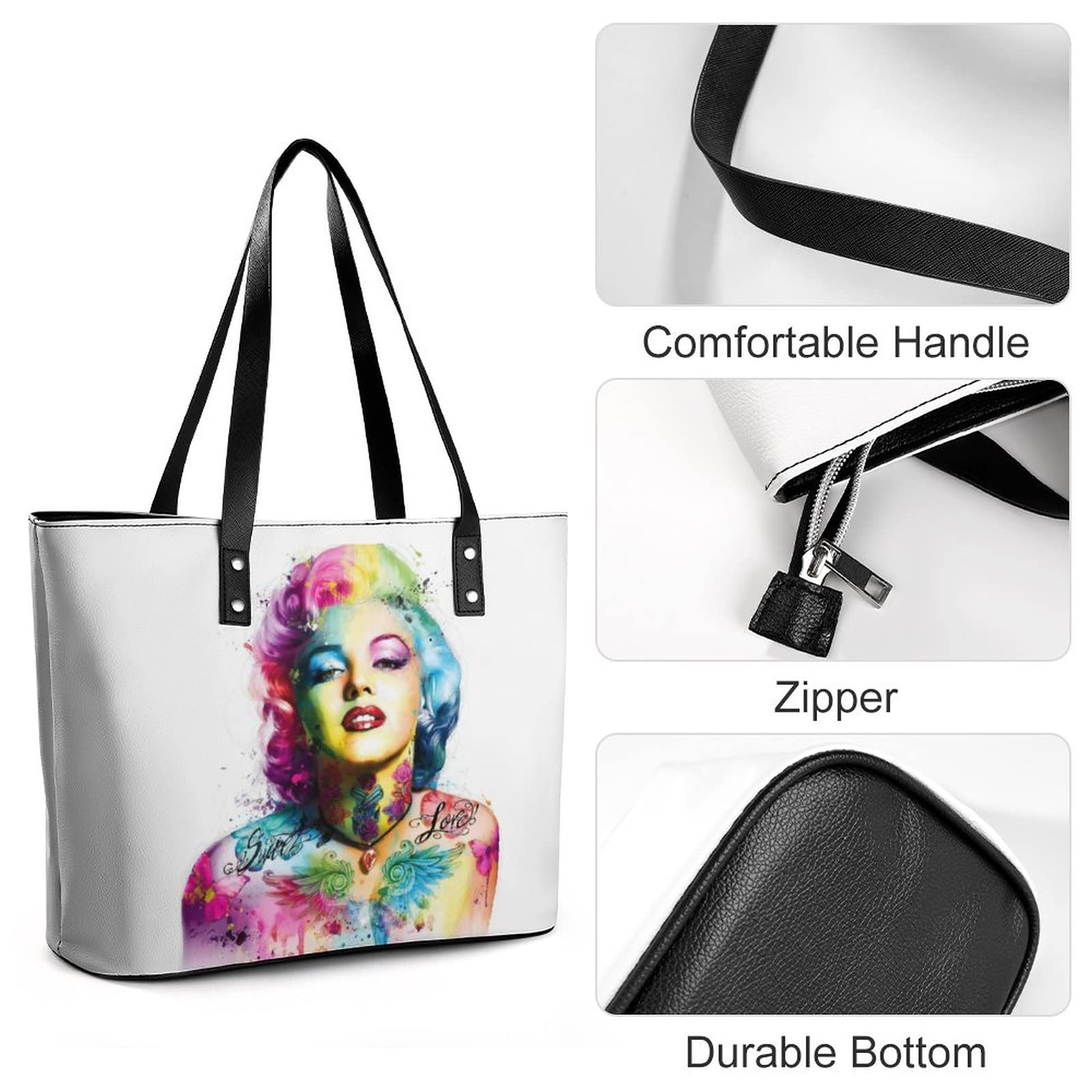 Amazon.co.jp: トートバッグ レディース マリリン モンロー 本革