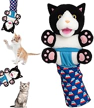 Cat Wrestling Glove, Interactive Cat Toys for Indoor, Cats Hand Puppets, Durable Plush Cats Toy for Playtime, Gift for Cat Owners and Children