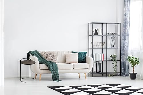 Miniatura 2 de Canarm Davis 203597-01 - Mesa auxiliar redonda, 18.875 pulgadas de ancho x 26.75 pulgadas de alto, diseño de pedestal casual, madera y metal de