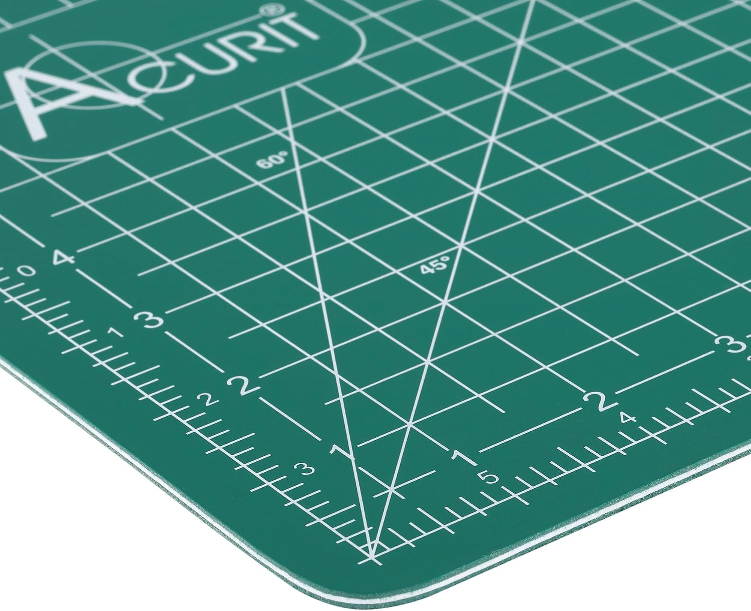 Acurit Self-Healing Cutting Mats - Self-Healing Craft Mats for Cutting, Measurements, Studios, Design, & More! - [Green - 12x18"]