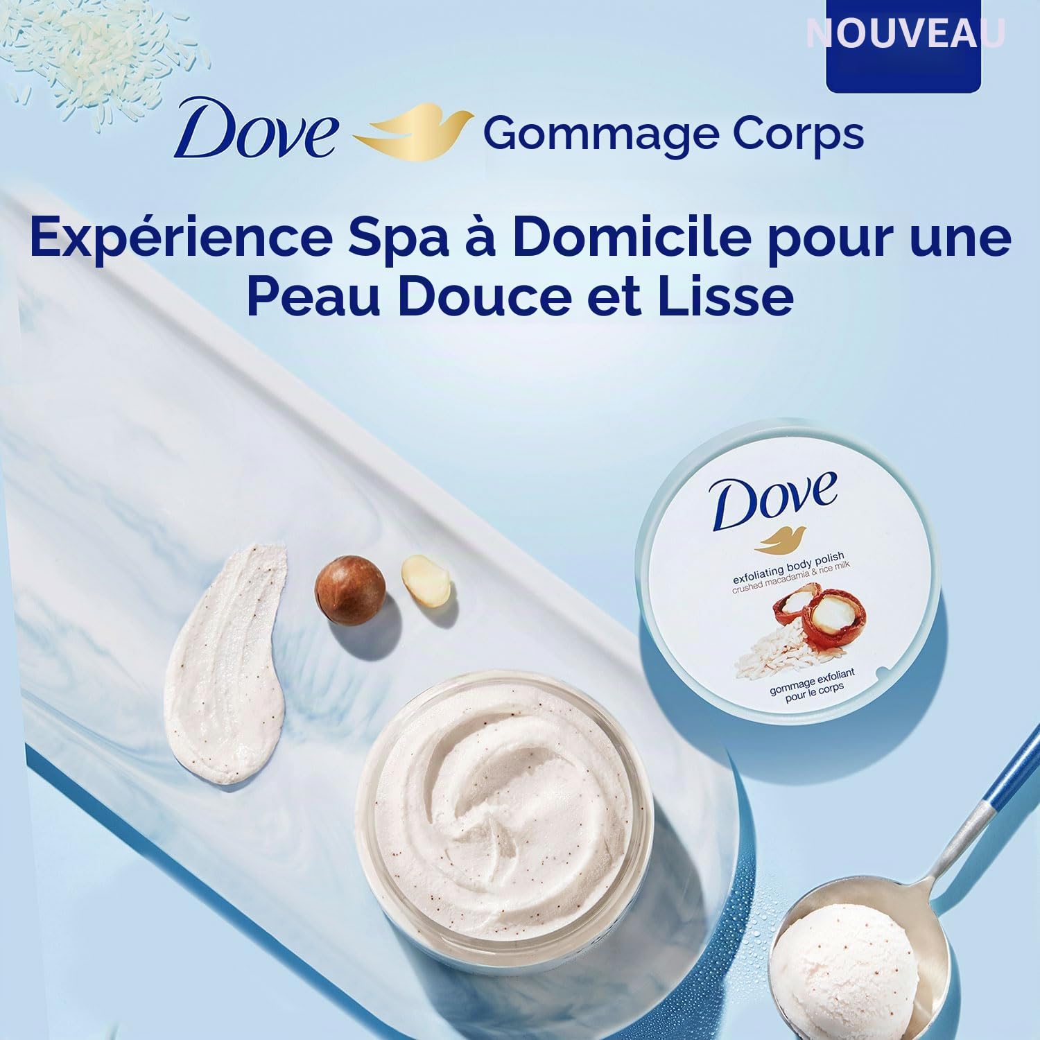 Dove – Gommage pour le corps macadamia