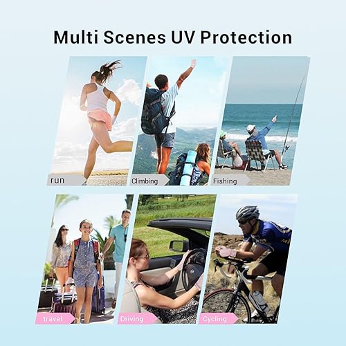 Miniatura 6 de Hasakhi Guantes UV para lámpara de uñas, guantes sin dedos para manicuras, guantes de protección UPF 50+ para uñas de gel, antideslizantes, para