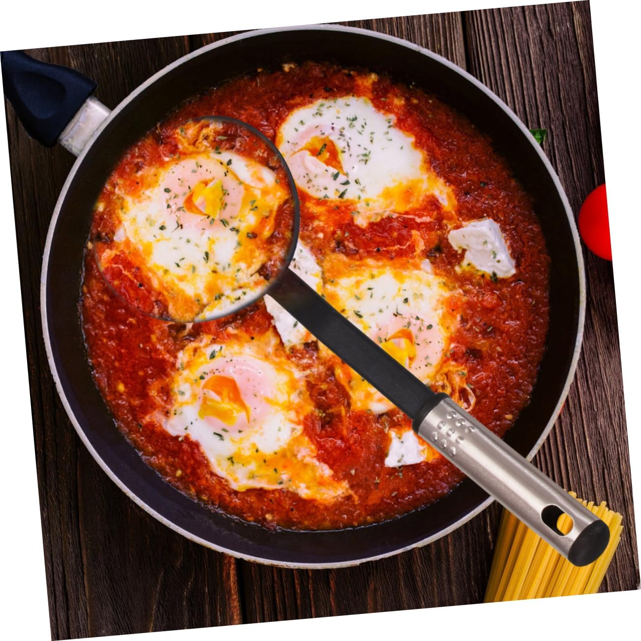 Zerodeko Non-stick Cookware Set Piece Stainless Steel Kitchen Utensil Set Non-stick Utensils for Easy Cooking