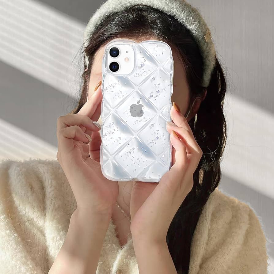 スマホアクセサリー p13030j Amazon.co.jp: GUAGUA iPhone12mini ケース クリア ウェーブ