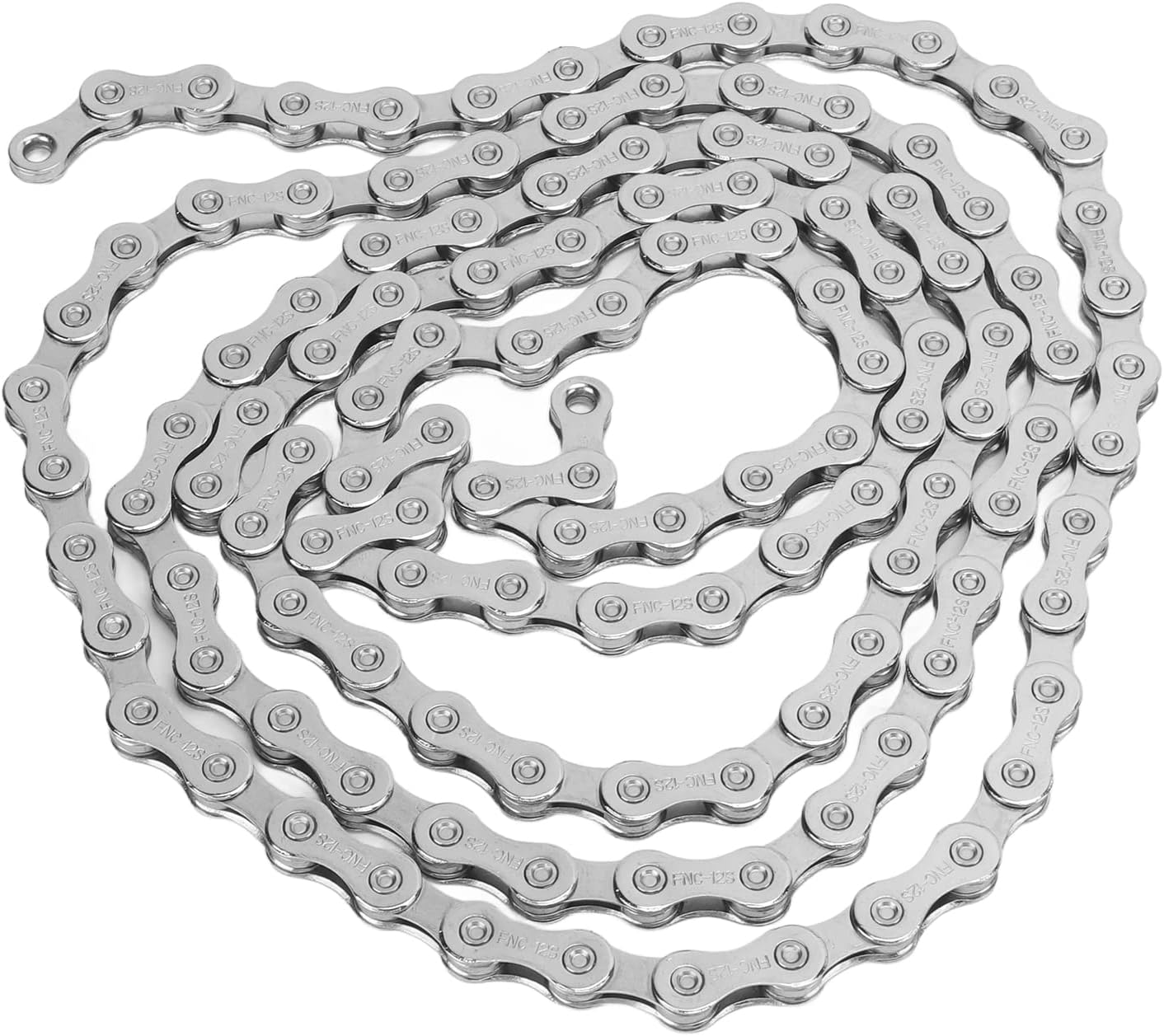 12 Speed Bike Chain, 126 Link Manganese Steel Hollow Bicycle Chain for Road Bike