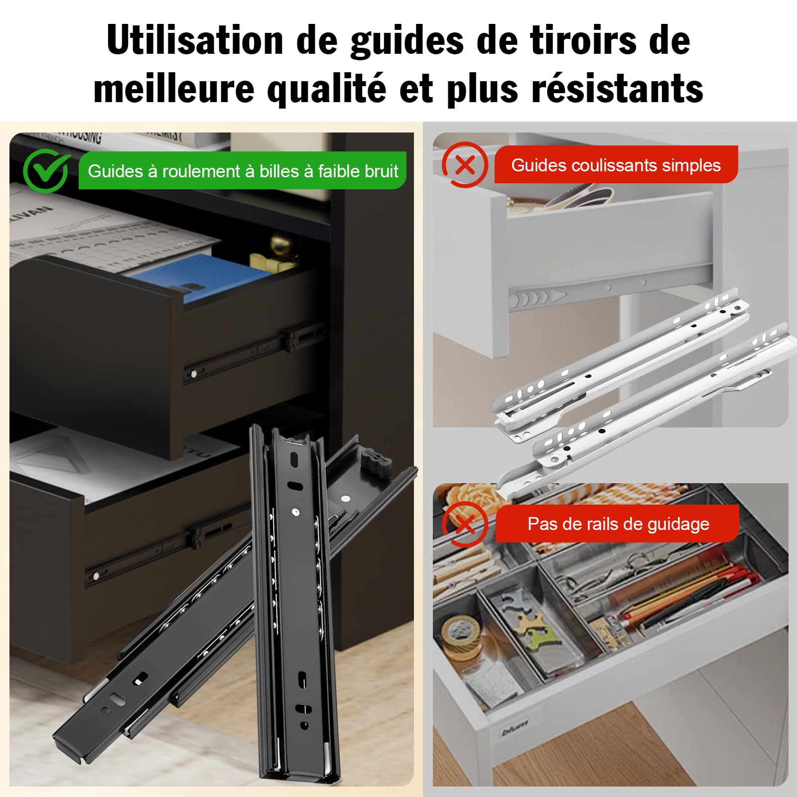 Nachttisch LED mit Steckdose & USB, Nachtschrank mit 2 Schubladen und offenem Ablagefach, Smart Nachttische mit LED-Beleuchtung, Nachttische Schwarz 45x35x73cm, Modern Nachtschrank Tisch