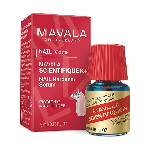 MAVALA - Cientifico K+ 5 ml, Endurecedor de Uñas que Evita Rotura y Separación, Tratamiento para Fortalecer Uñas Débiles que se Rompen, Fortalecedor de Uñas, Tratar Uñas Rotas, Finas y Frágiles