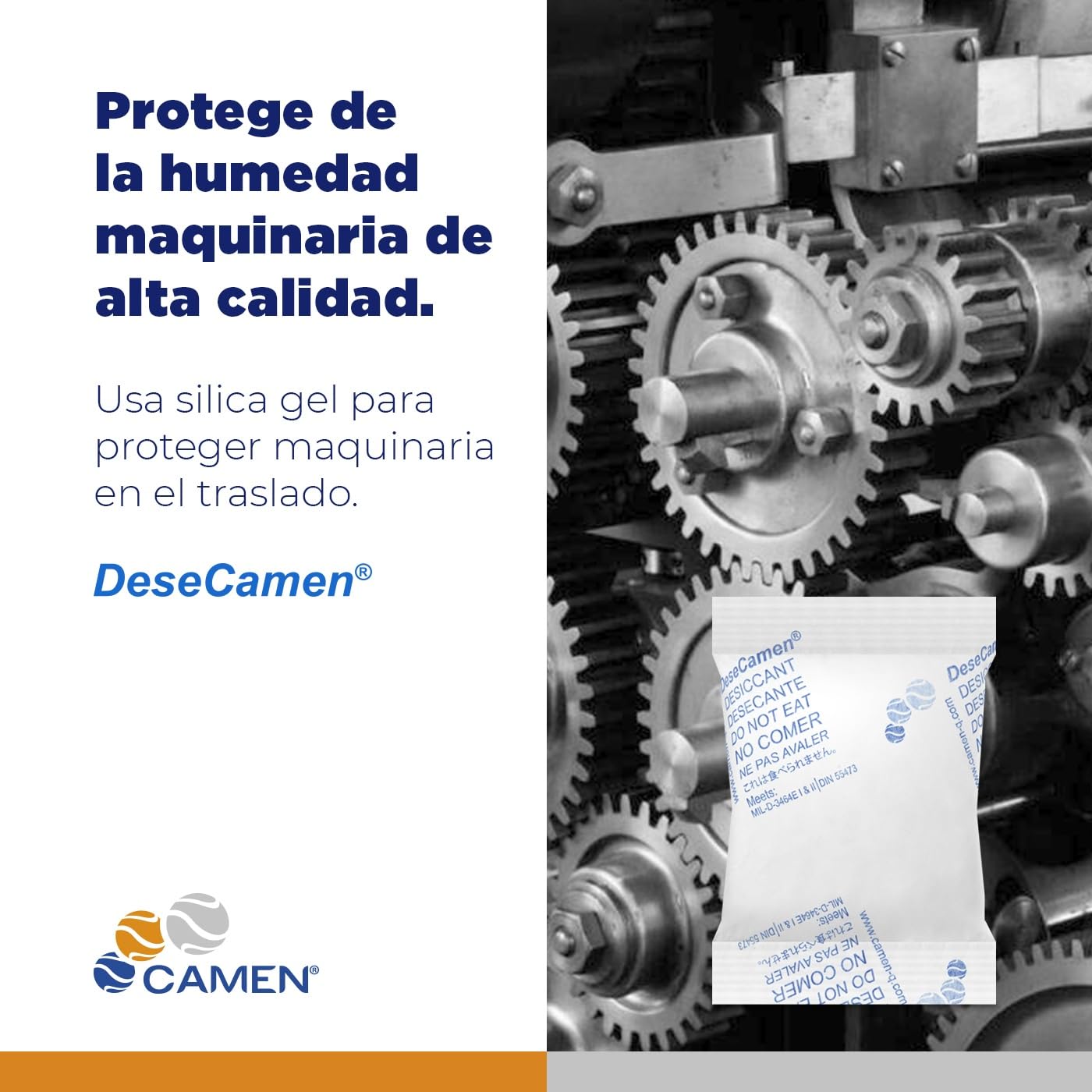 Desecamen - Bustine silice (1000 pezzi - 1g) - Silice gel - Deumidificatore - Essiccante - Assorbiumidità - inodore - non tossico - eliminano l'umidità e gli odori di muffa