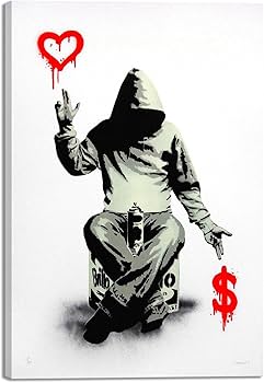 Amazon.co.jp: Banksy バンクシー 愛とお金 ポスター アート Amazon.co.jp: Banksy バンクシー 愛とお金 ポスター アート
