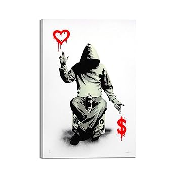 アートパネル Banksy バンクシー 愛とお金 パネル 飾り絵 ポスター Amazon.co.jp: Banksy バンクシー 愛とお金 ポスター アート
