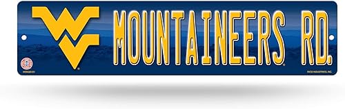 Miniatura 75 de NCAA Rico Industries Placa de calle de plástico Placa de calle de plástico de 4" x 16" Color del equipo,Alternativo,Champ,man